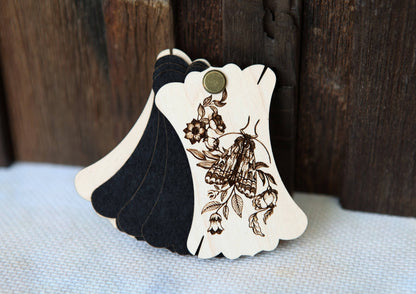 Moth Needle Minder for Sewing & Embroidery Crafts