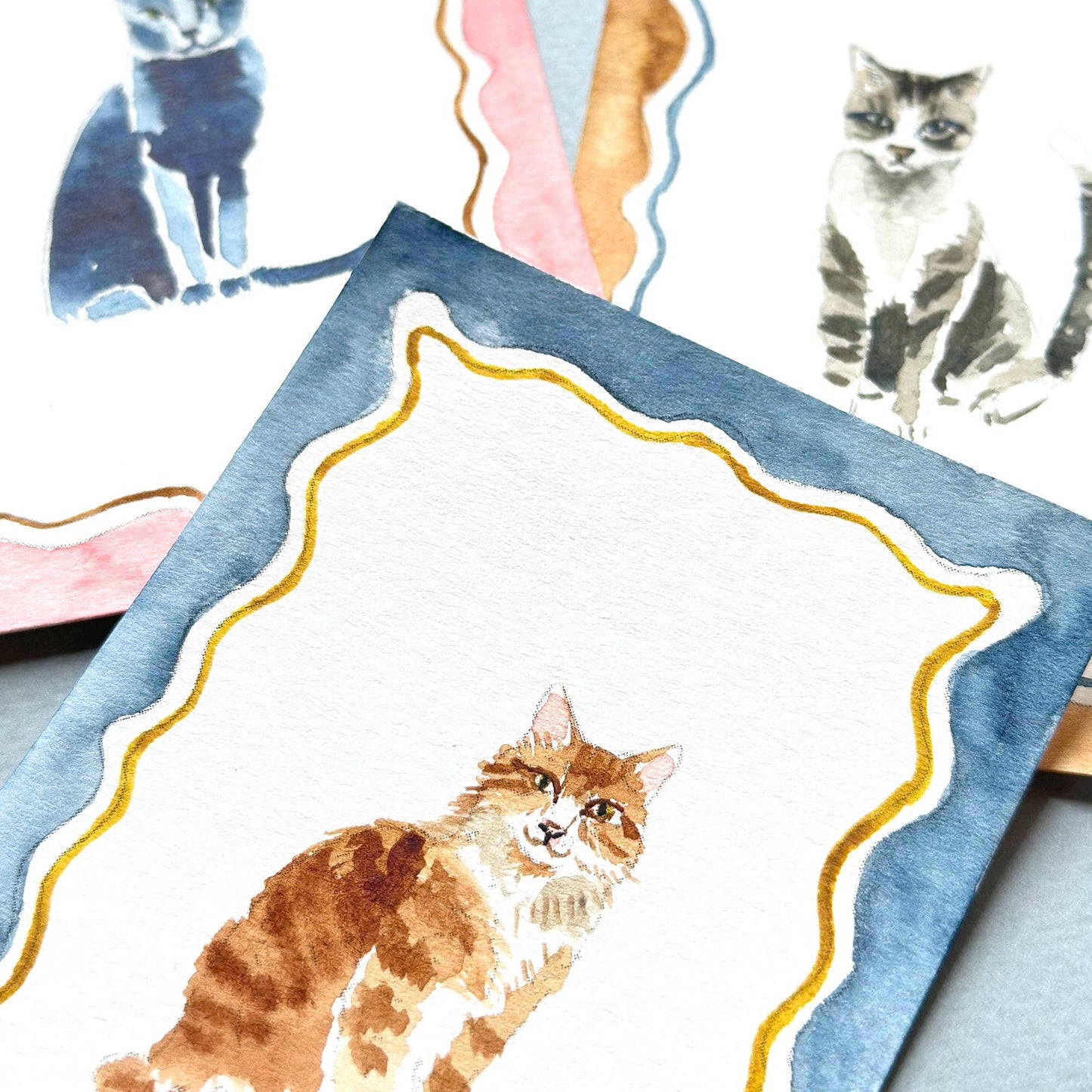 Antiquaria Mini Watercolor Painting Kit: Cats