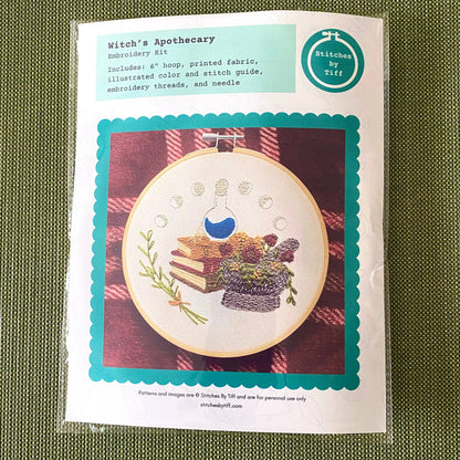 Witch's Apothecary Craft DIY Embroidery Kit