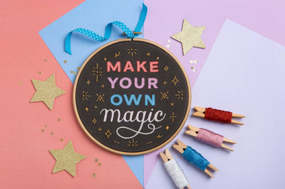Make Your Own Magic Embroidery Kit | Complete Craft Kit for Beginners