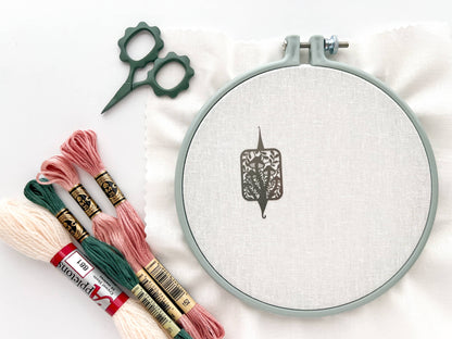 Needle threader for embroidery, cross stitch, sewing