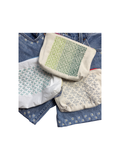 Sashiko Inspired Mending Rice Stitch Diamonds Full Sheet