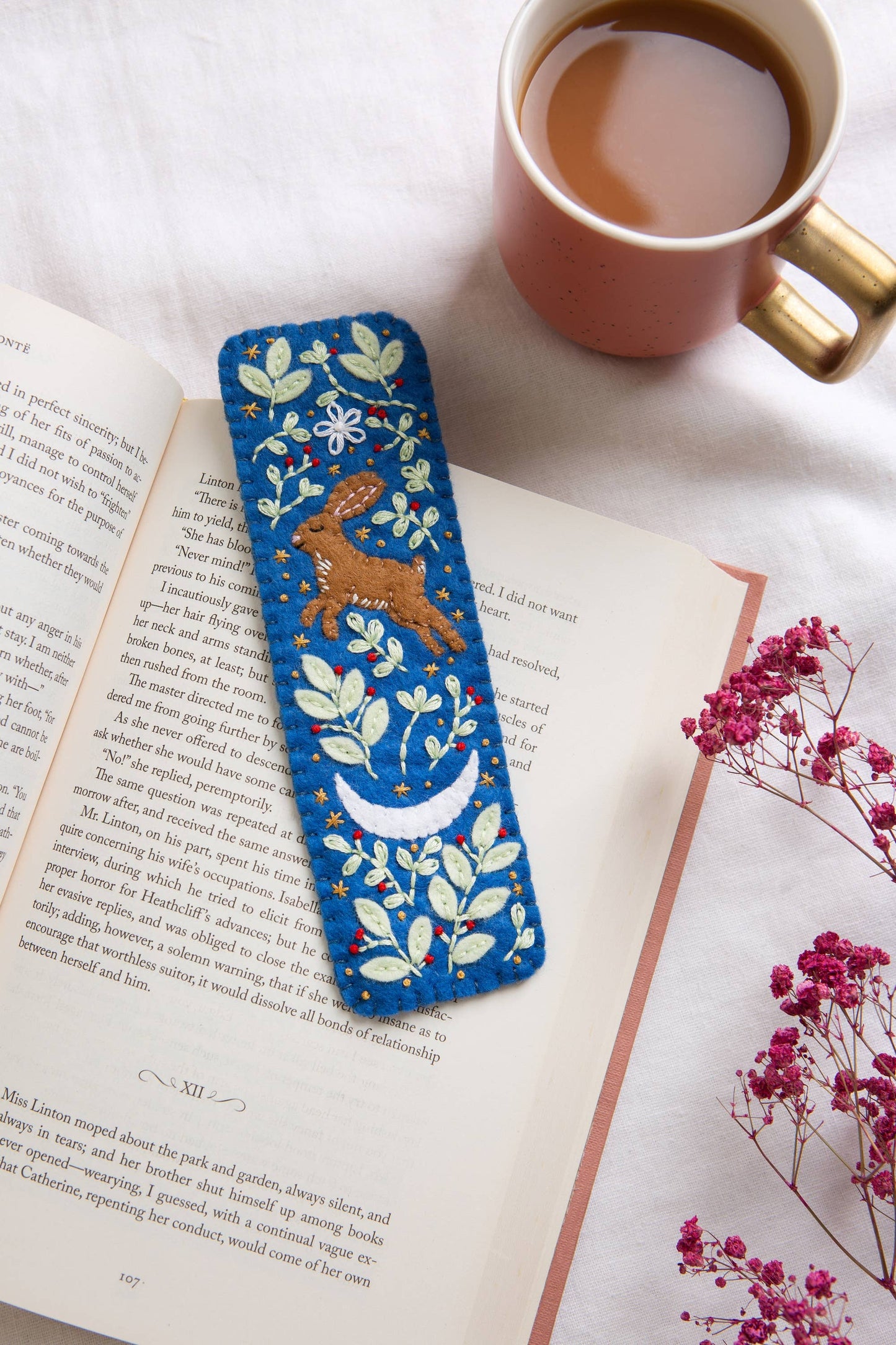 Hare Bookmark Felt Craft Kit | Beginner Craft Kit for Adults