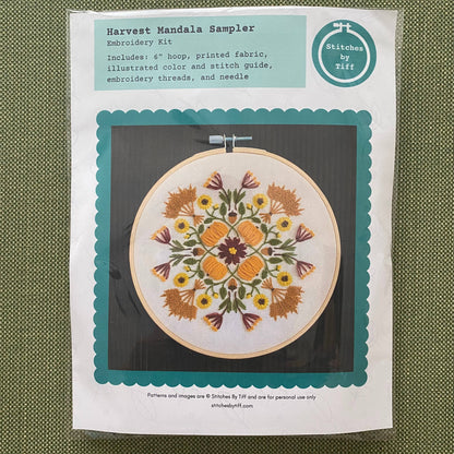 Harvest Mandala Sampler Craft DIY Embroidery Kit