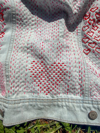 I Hope We Choose Love . Mending + Embellishment Transfer