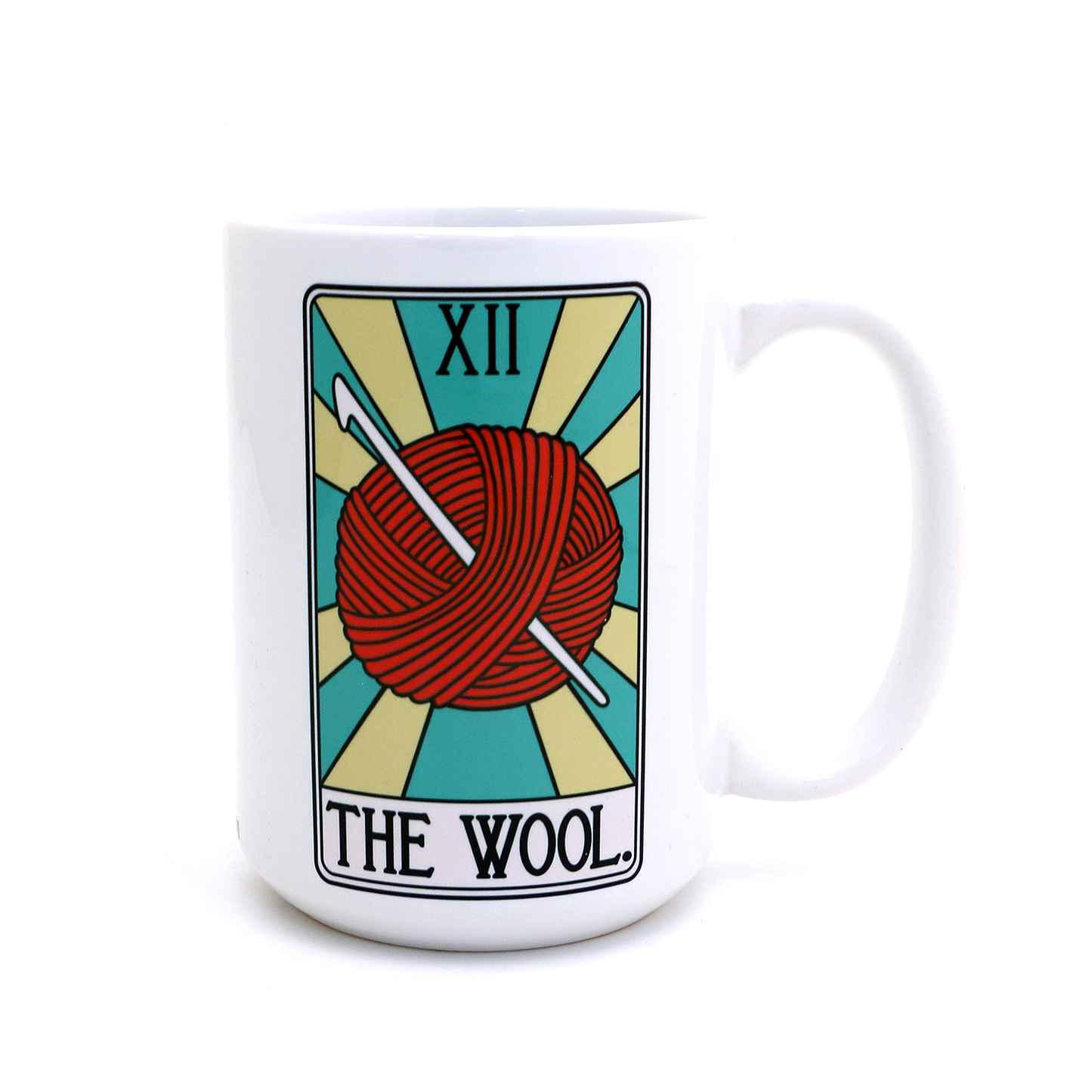 The Wool Tarot Card 15oz Crochet Mug