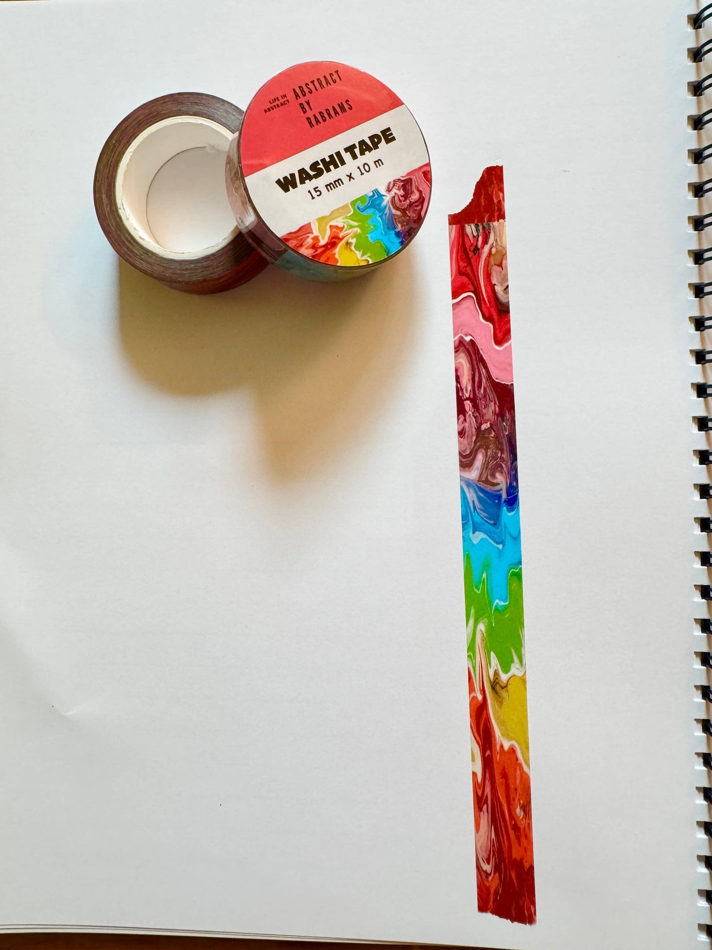 Abstract Rainbow Washi Tape - Progress Pride