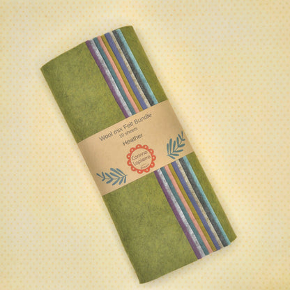 Felt Bundle of 10 Sheets - 10 themes