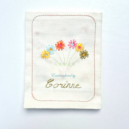 Mouse Embroidery Sampler Book