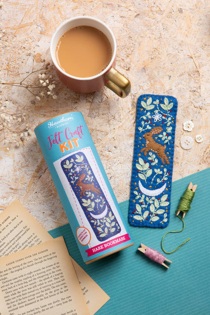 Hare Bookmark Felt Craft Kit | Beginner Craft Kit for Adults