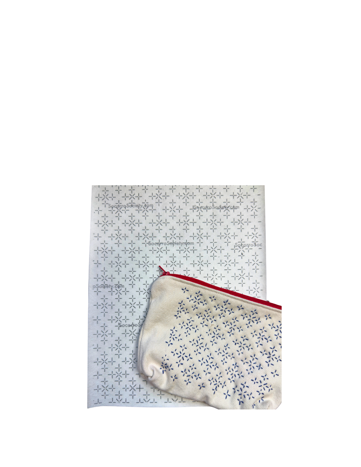 Sashiko Inspired Mending Rice Stitch Diamonds Full Sheet