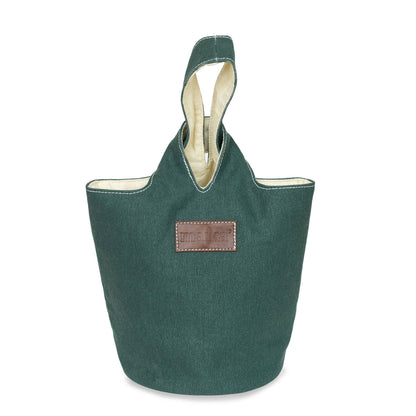 NEW! Loop Tote, Waxed Hunter Green