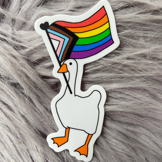 Gay as a Goose - Pride Vinyl Sticker