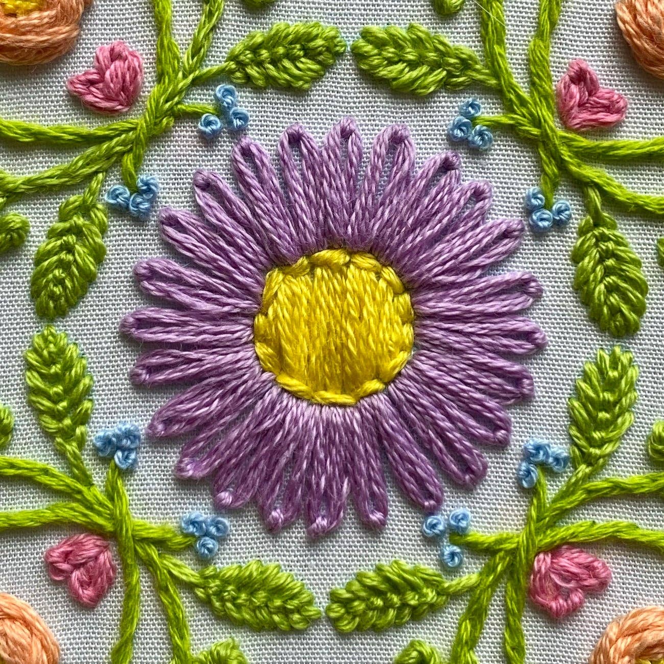 Bee Mandala Sampler Craft DIY Embroidery Kit