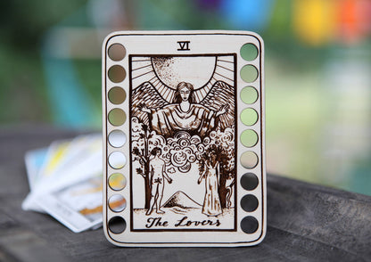 Maple Wood Tarot Card Embroidery Floss Holders