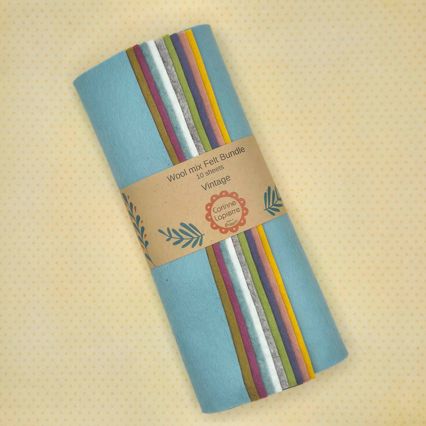 Felt Bundle of 10 Sheets - 10 themes
