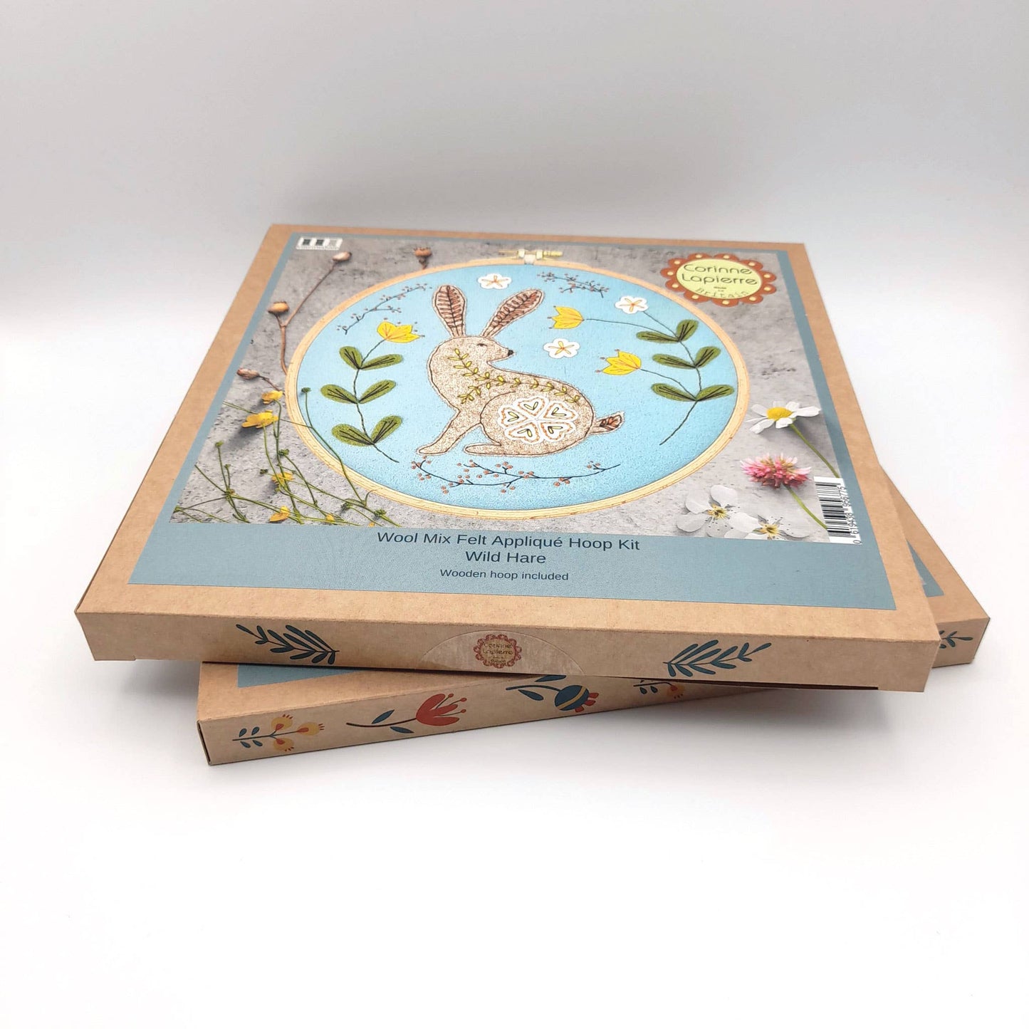 Wild Hare Appliqué Hoop Craft Kit