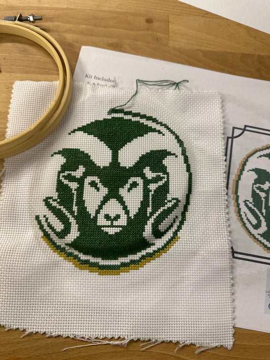 Rams cross stitch