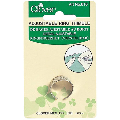 Clover Adjustable Ring Thimble
