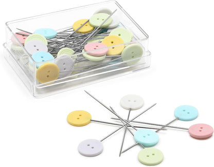 Flat head Button Pins