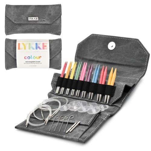 Lykke color interchangeable knitting needle set - 3.5in