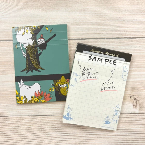 Moomin Tree Green A7 Memo Pad