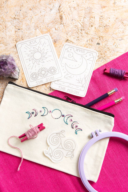 Modern Mystic Stick & Stitch Embroidery Pack | Celestial