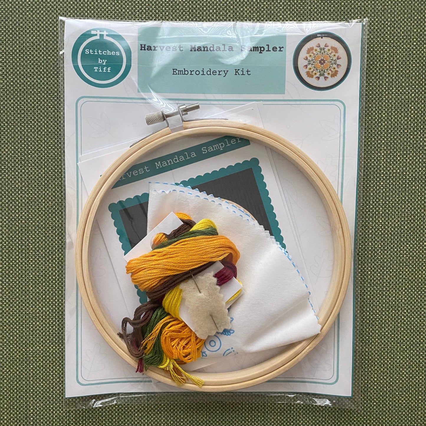 Harvest Mandala Sampler Craft DIY Embroidery Kit