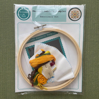 Harvest Mandala Sampler Craft DIY Embroidery Kit