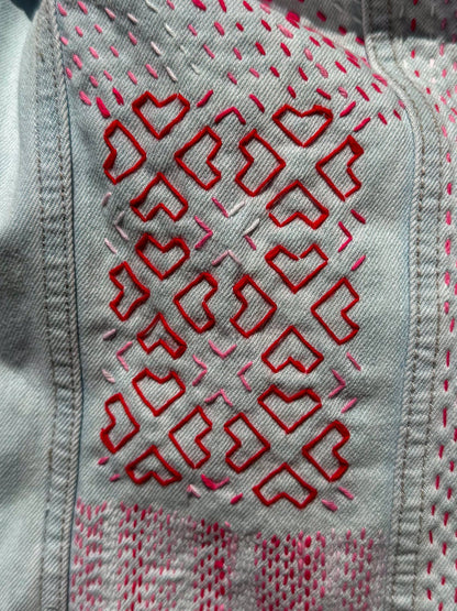 I Hope We Choose Love . Mending + Embellishment Transfer