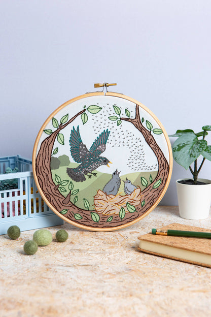 Starling Song Embroidery Kit | Beginner Craft Kit