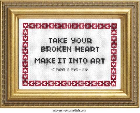 Take Your Broken Heart, Make It Into Art