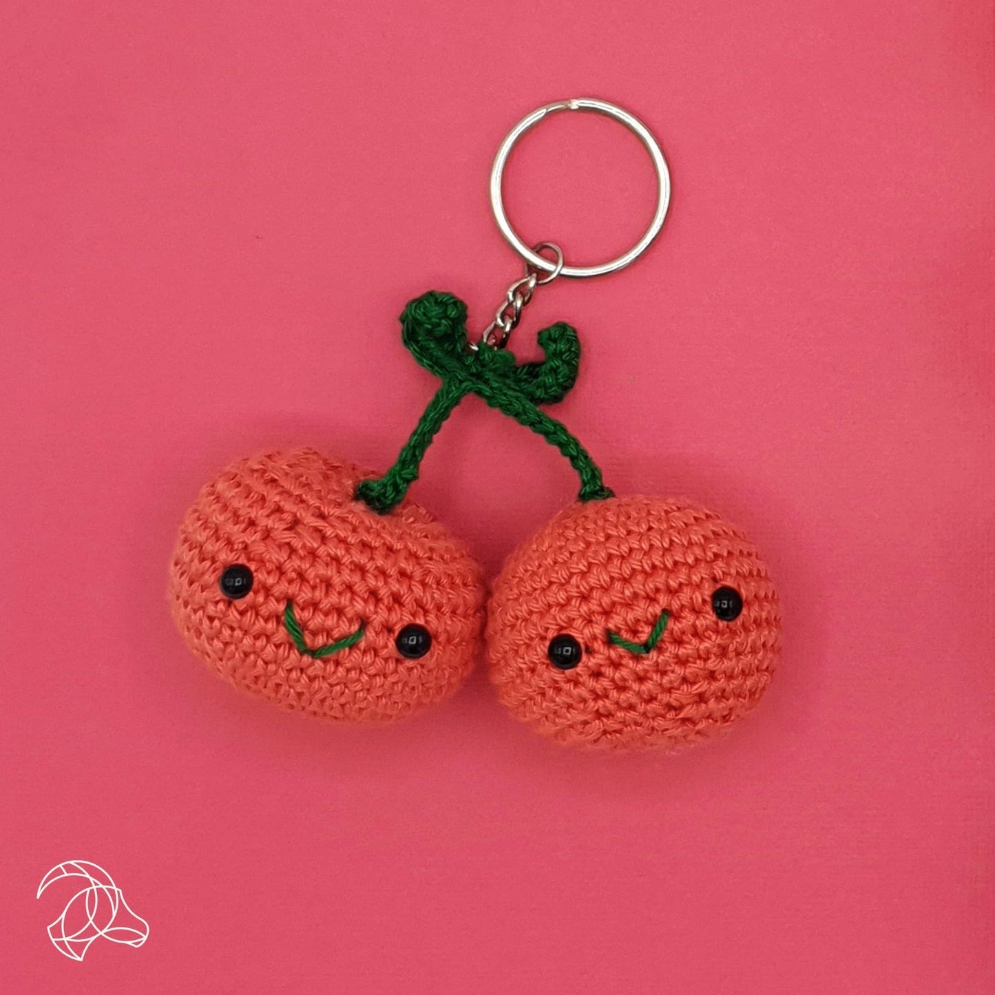 DIY Crochet Kit - Cherries Bag Charm