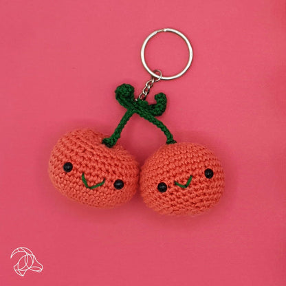 DIY Crochet Kit - Cherries Bag Charm