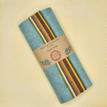 Felt Bundle of 10 Sheets - 10 themes