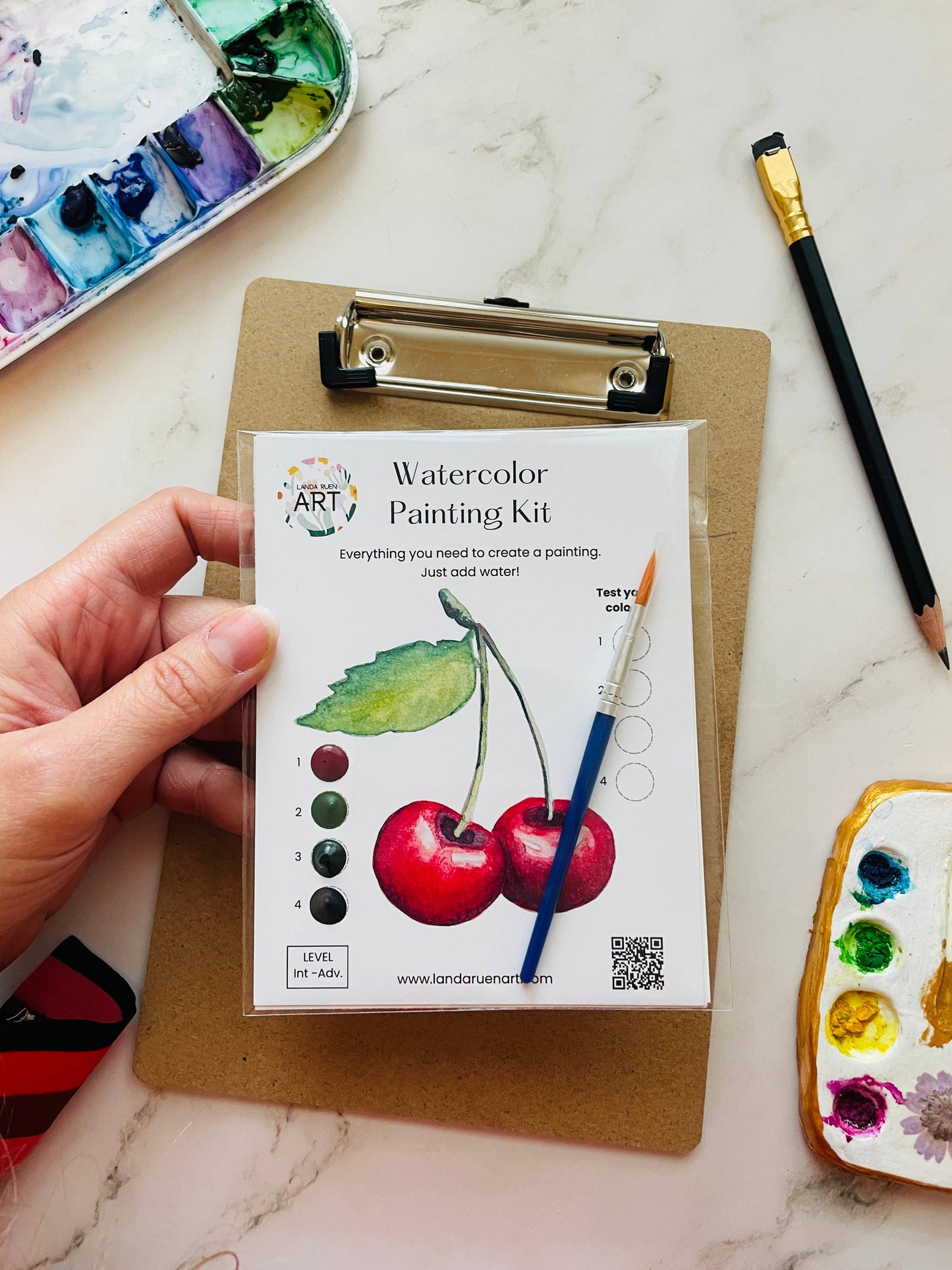 Cherry Watercolor Kit
