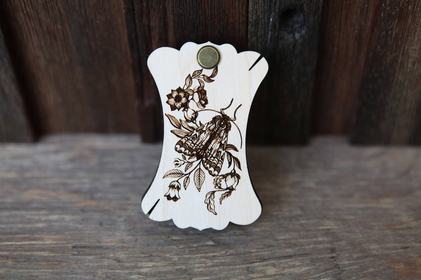 Moth Needle Minder for Sewing & Embroidery Crafts