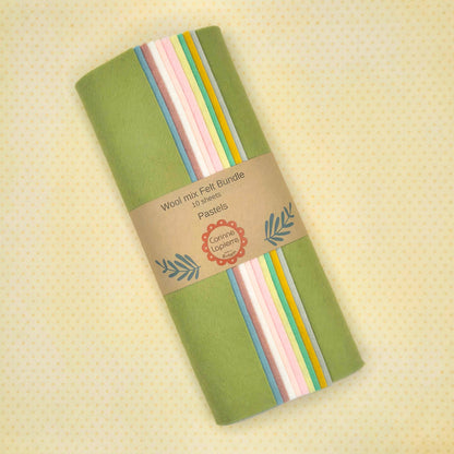 Felt Bundle of 10 Sheets - 10 themes