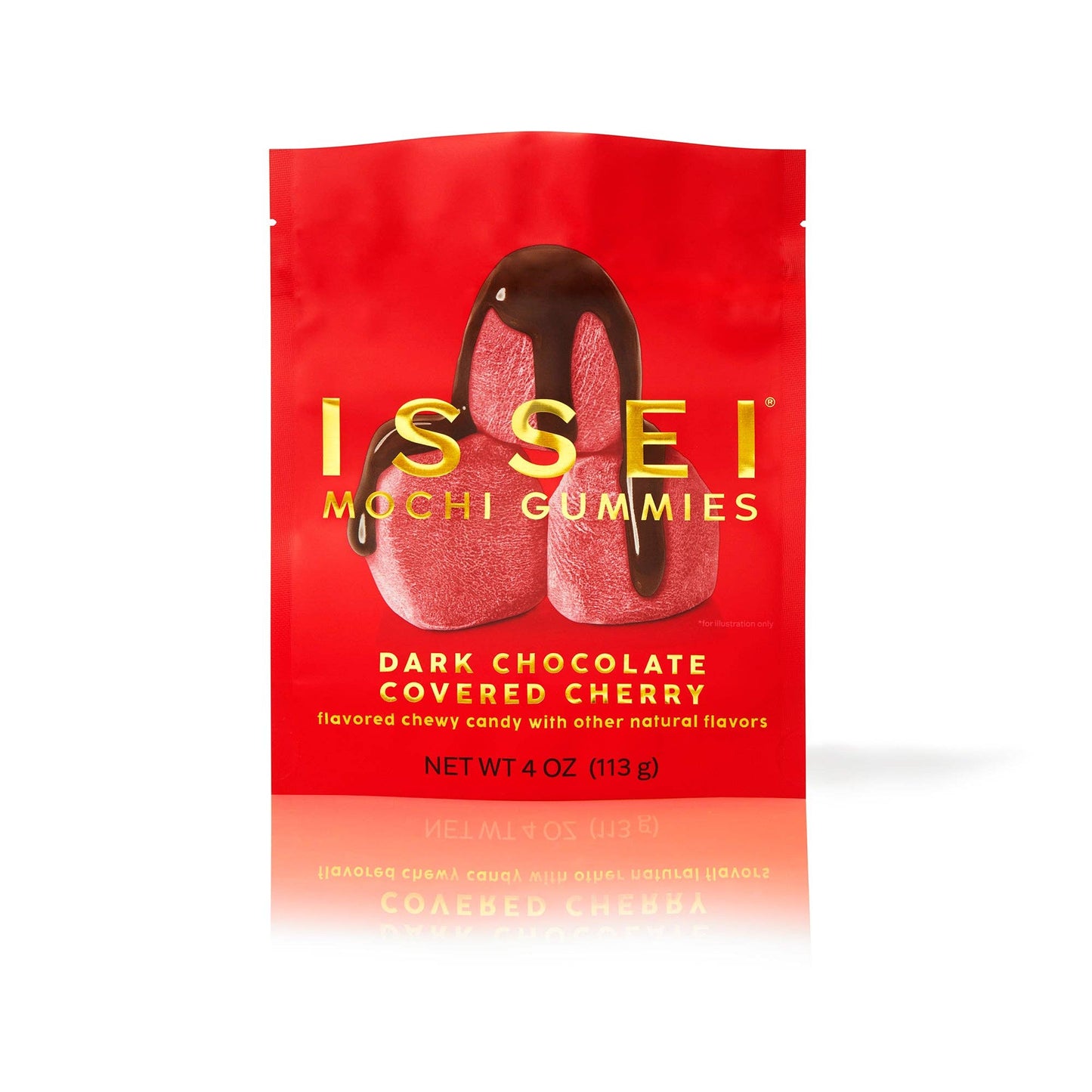Dark Chocolate Covered Cherry mochi