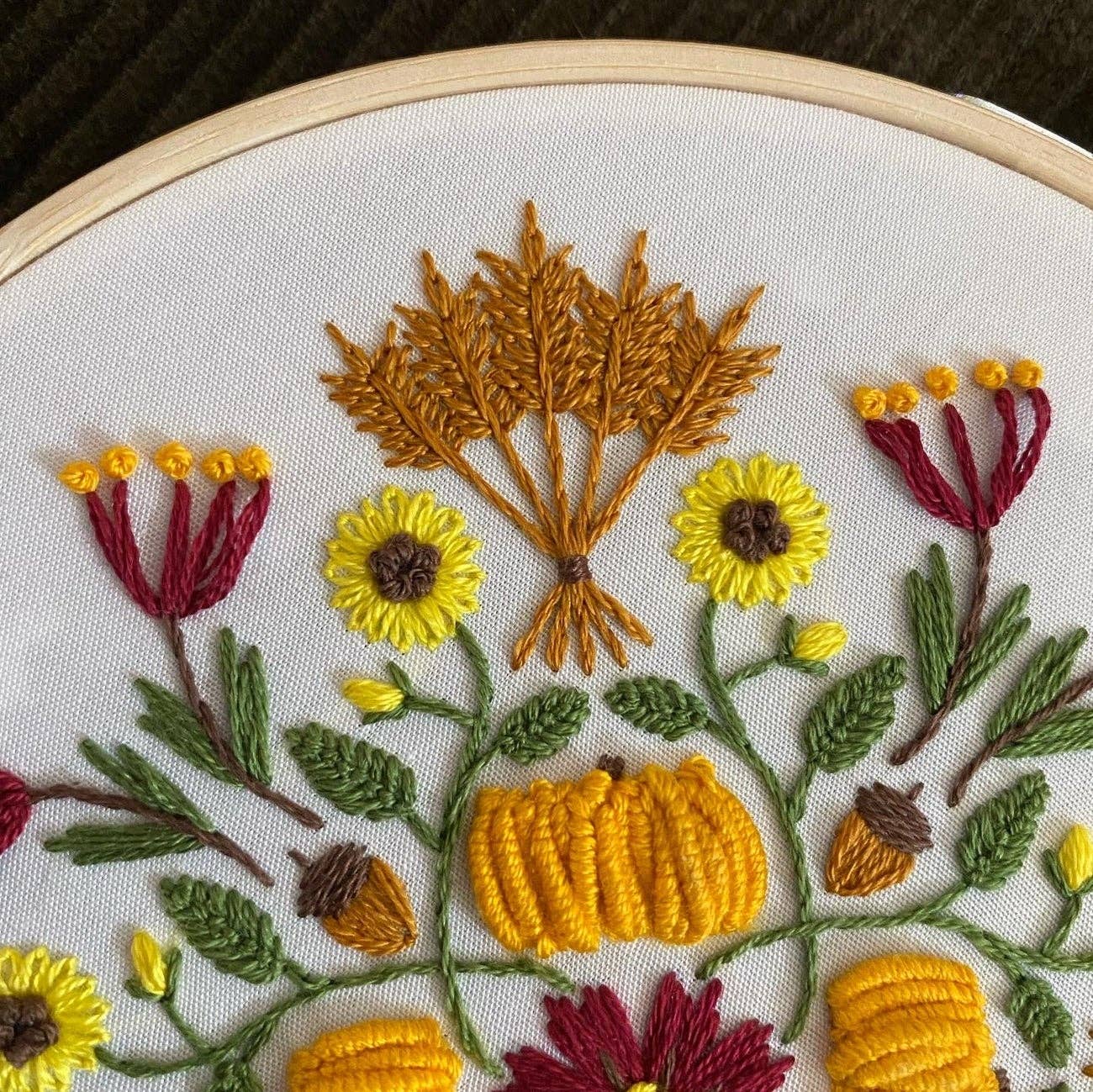 Harvest Mandala Sampler Craft DIY Embroidery Kit