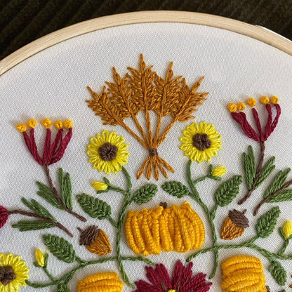 Harvest Mandala Sampler Craft DIY Embroidery Kit
