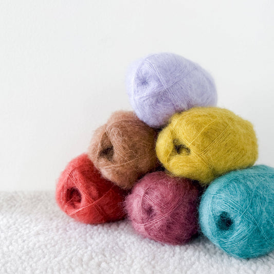 Harmony: Laceweight kid mohair and silk yarn
