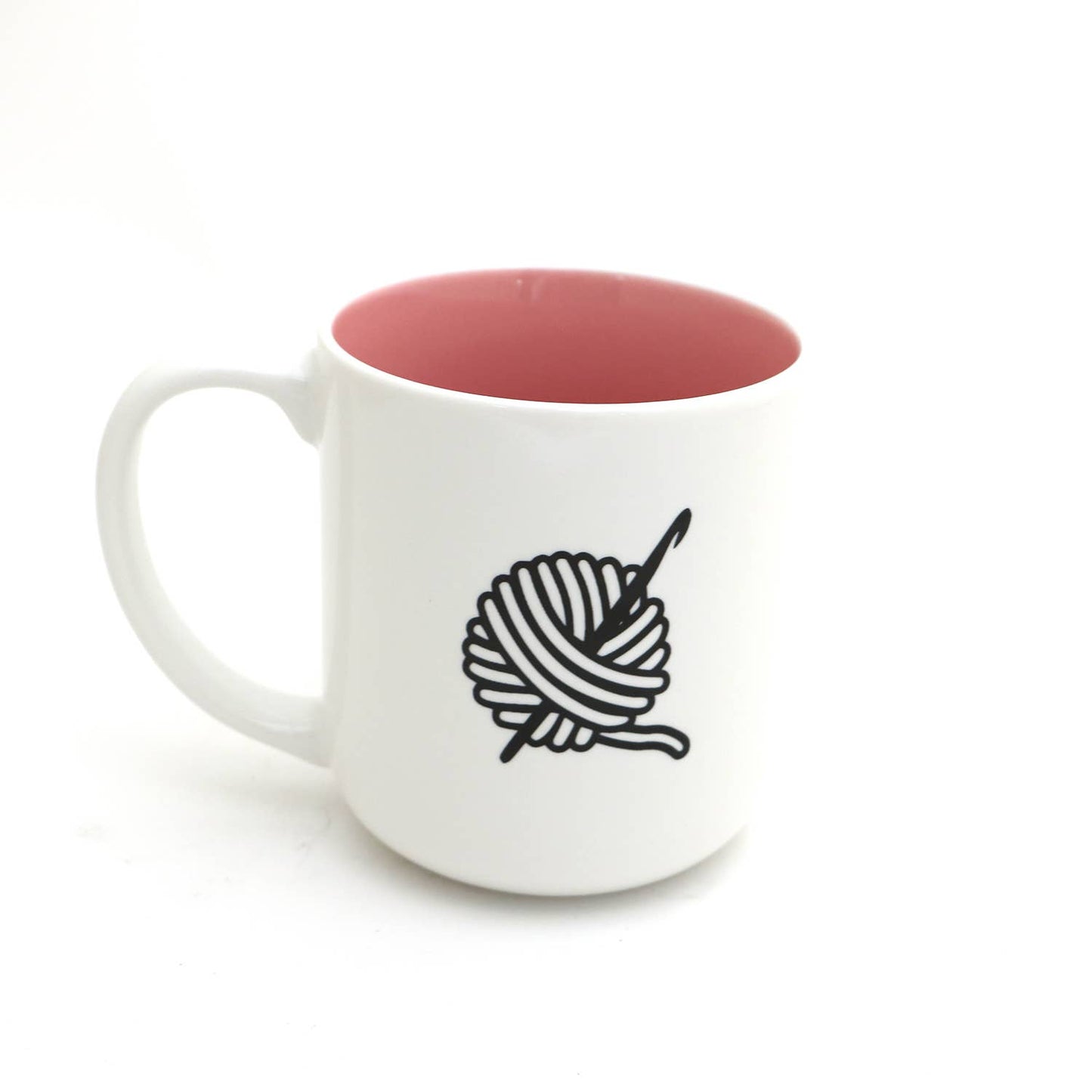 Crochet mug, Not F'n  knitting, mature language, funny mug