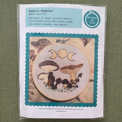 Mushie Sampler Craft DIY Embroidery Kit