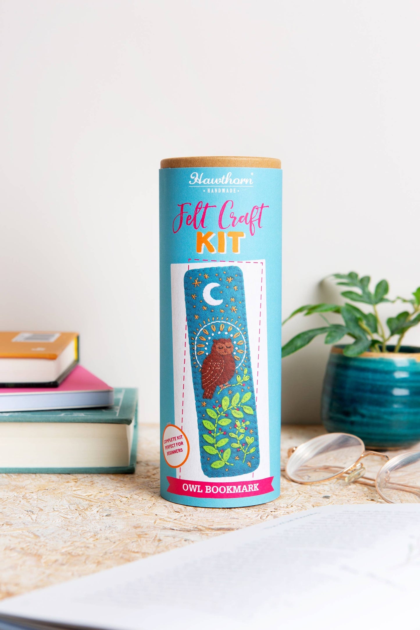 Owl Bookmark Felt Craft Kit | Beginner Craft Kit for Adults