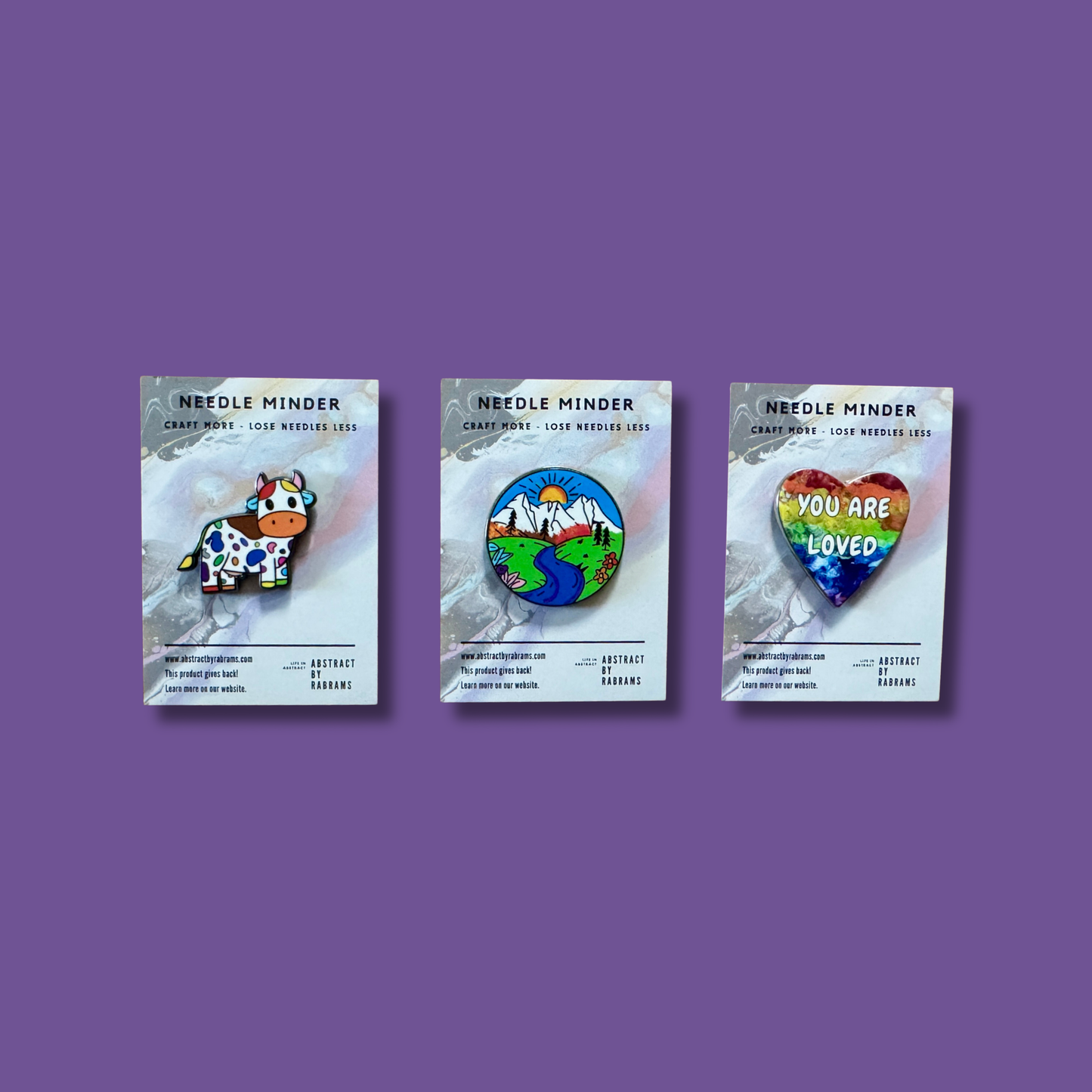 Rainbow You Are Loved Needle Minder