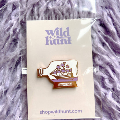 Feelings Ship Enamel Pin