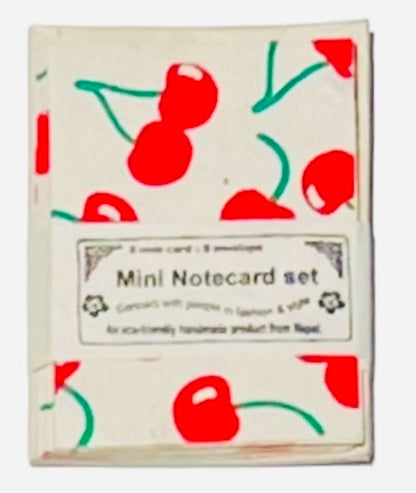 Gift enclosure, Cherry red , set of 8