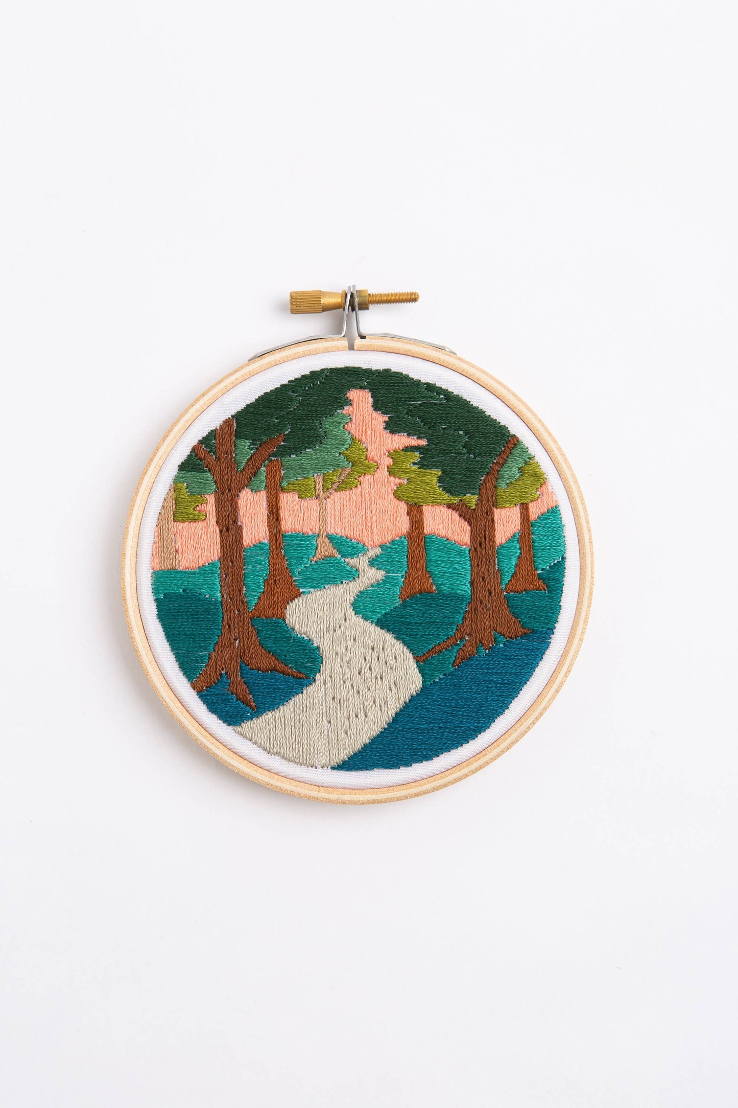 Forest Walk Mini Embroidery Kit | Beginner Craft Kit