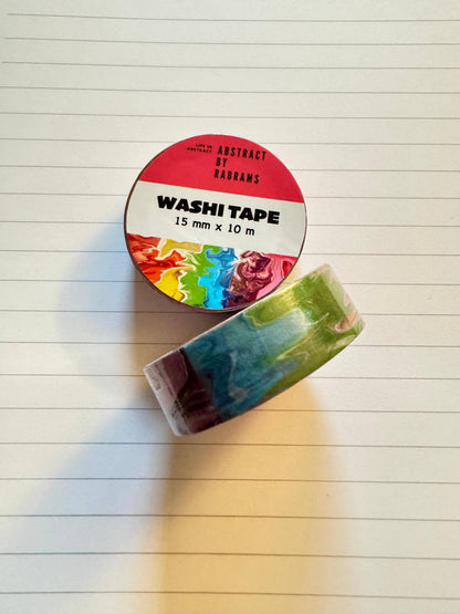 Abstract Rainbow Washi Tape - Progress Pride